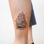 Vegetable ship by tattooist Bongkee