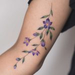 Violet flowers by Rey Jasper