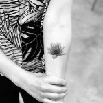 X-ray Lotus flower tattoo by Dragon Ink