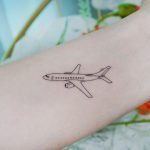 1.5inch airplane by tattooist Cozy