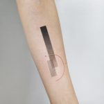 Black and grey abstractions by tattooist Ida