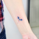 Blue dragon by tattooist Ida
