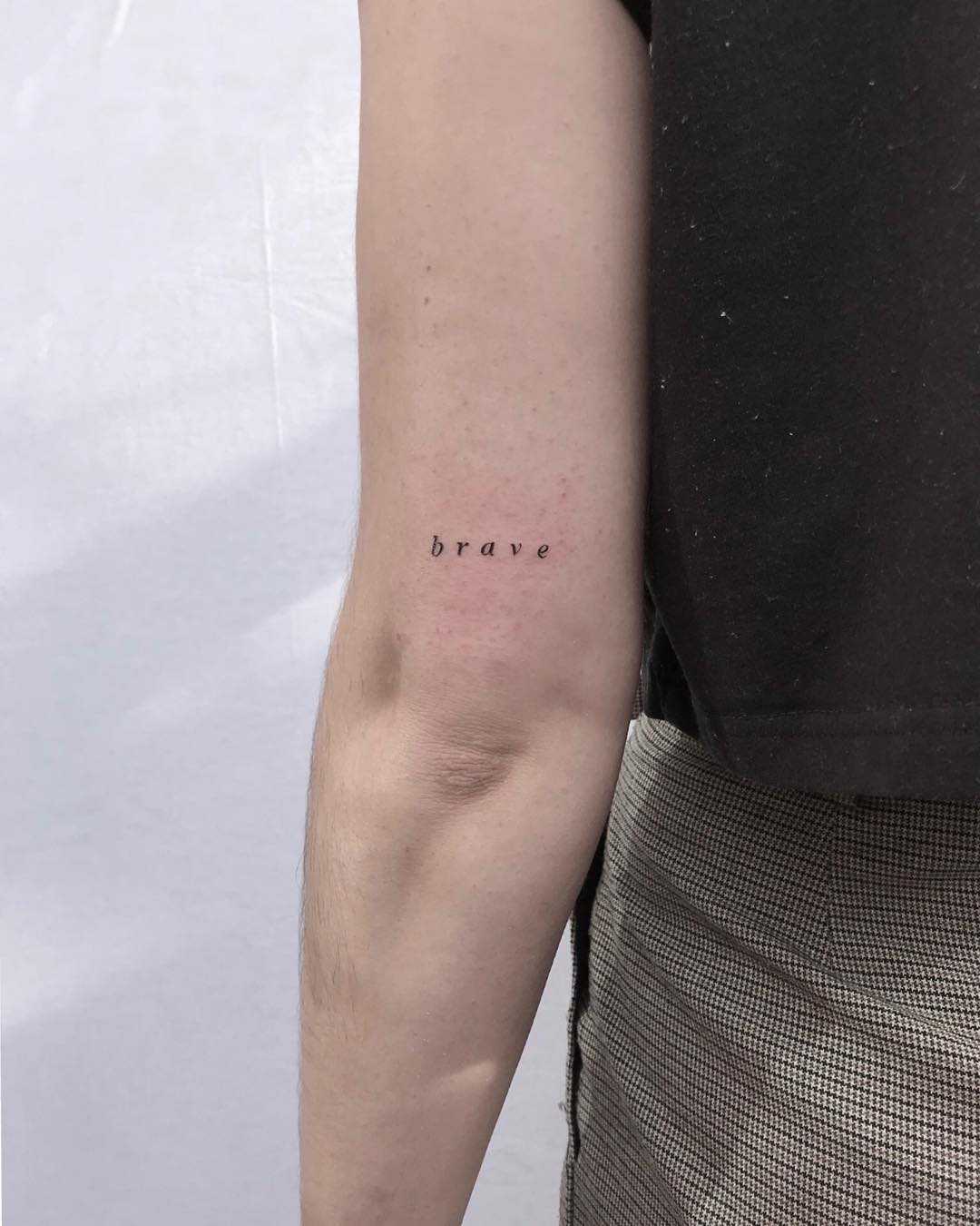 Brave tattoo by Oscar Jesus