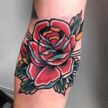 Rose in the ditch tattoo - Tattoogrid.net