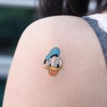 Donald Duck tattoo by tattooist Saegeem