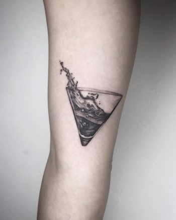Dry Martini tattoo by Choco Chiang