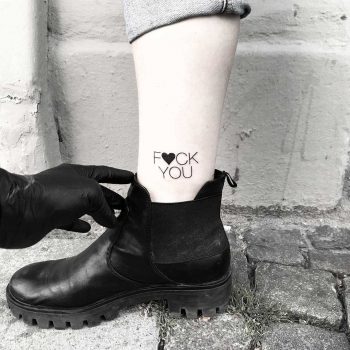 F you by tattooist pokeeeeeeeoh