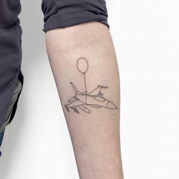 F16 tattoo by Sara Kori