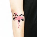 Flamingo by tattooist Ida