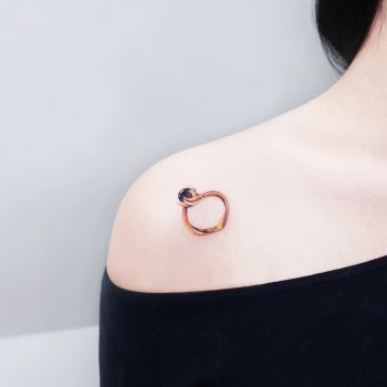 Gold ring by tattooist Ida
