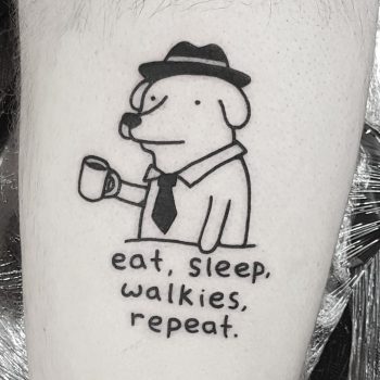 Good boy living a good boy's life by tattooist Mr.Heggie