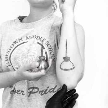 Grandpas oil can tattoo by tattooist pokeeeeeeeoh