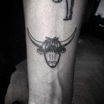 Highland Cattle tattoo by tattooist pokeeeeeeeoh