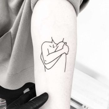 Hug yourself by tattooist pokeeeeeeeoh