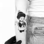 Little Gohan by tattooist pokeeeeeeeoh