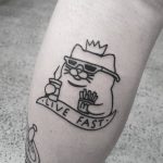Live fast by tattooist Mr.Heggie