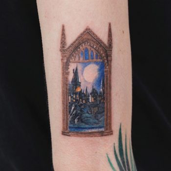Mirror of erised tattoo by tattooist Saegeem
