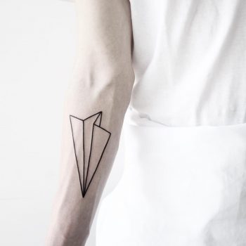 Paper airplane by Malvina Maria Wisniewska