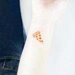 Pizza slice by tattooist Ida