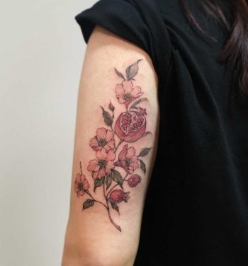 Pomegranate by Mumi Ink