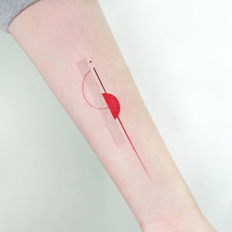 Abstract black rectangle tattoo - Tattoogrid.net