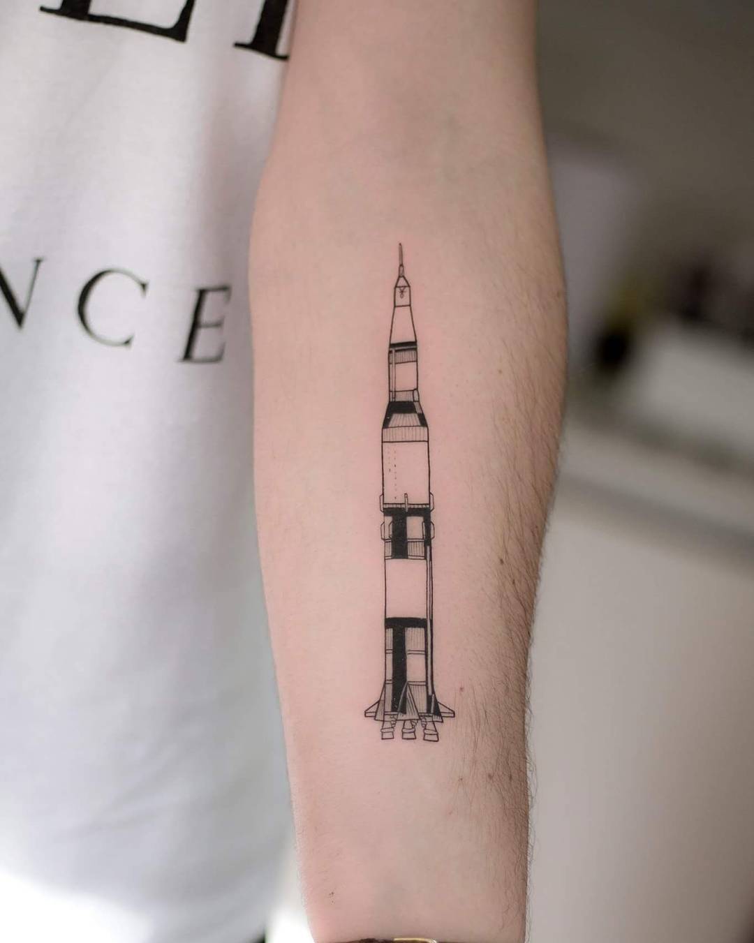 Rocket by tattooist Fury Art
