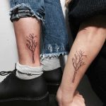 Sisters tattoos by Sara Kori