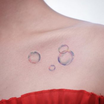 Soap bubbles tattoo by tattooist Saegeem