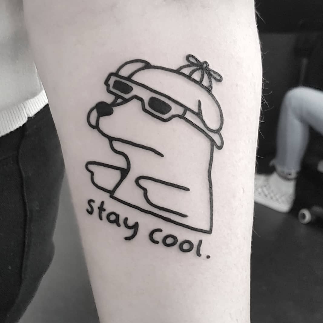 Stay cool by tattooist Mr.Heggie