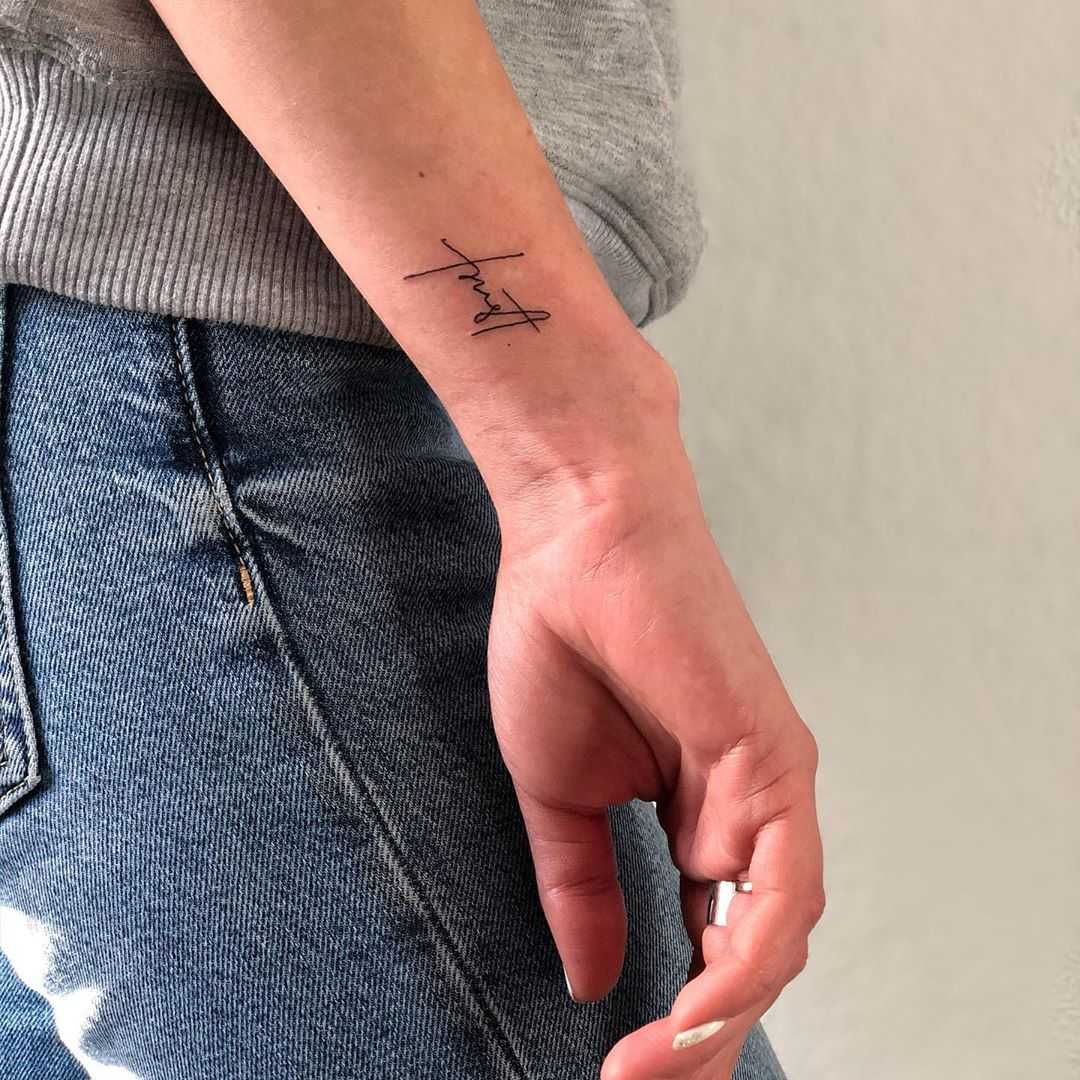 Trust tattoo by Tania Ost