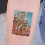 Van Gogh's Chair by tattooist Saegeem