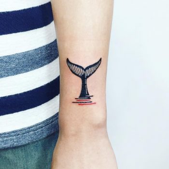 Whale tale by tattooist Ida