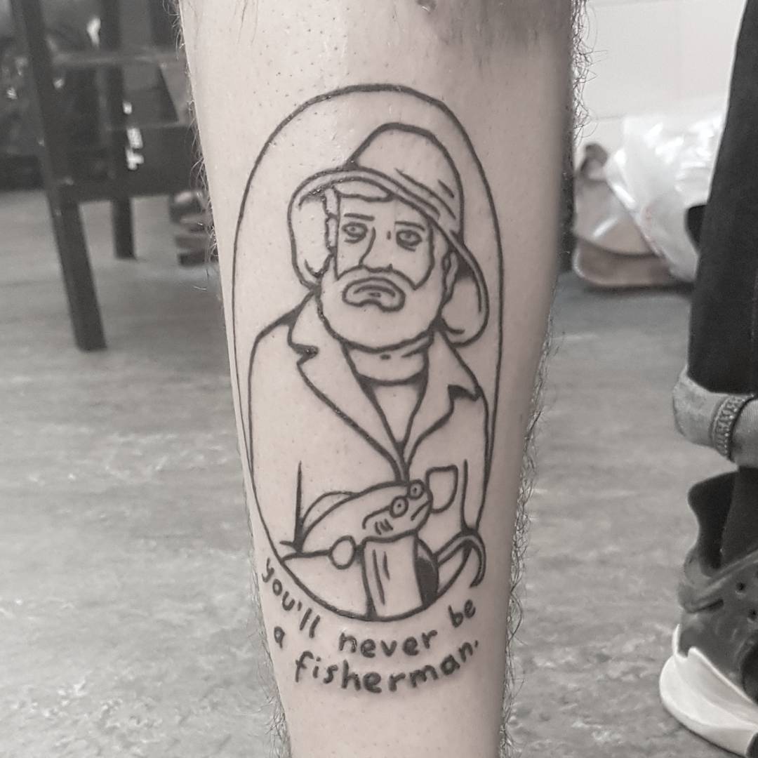 You’ll never be a fisherman by tattooist Mr.Heggie