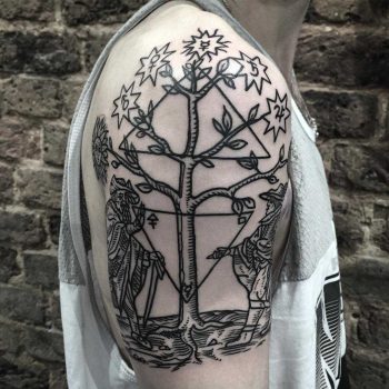 Azoth tattoo by tattooist MAIC