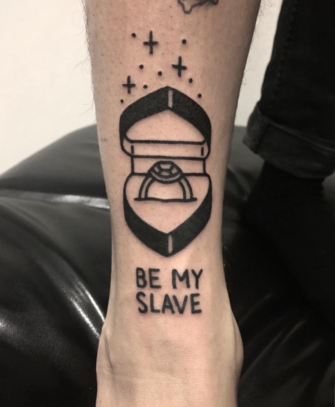 Be my slave tattoo by @themagicrosa