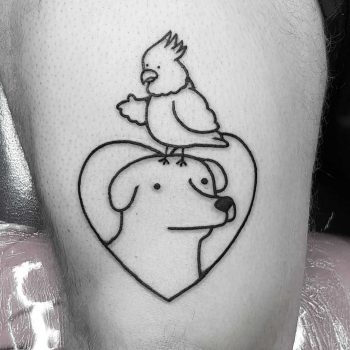 Best friends by tattooist Mr.Heggie