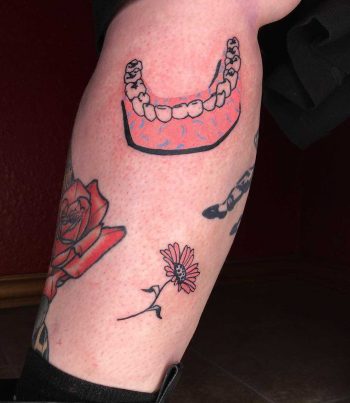 Chompers tattoo by Dane Nicklas