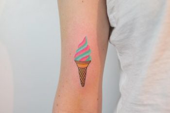 Colorful ice cream cone by Yaroslav Putyata