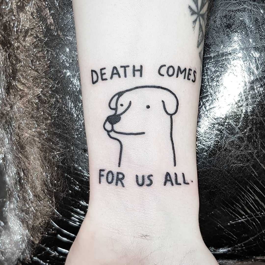 Death comes for us all by tattooist Mr.Heggie