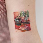 Gill Barron's Morning Light️ tattoo by tattooist Saegeem