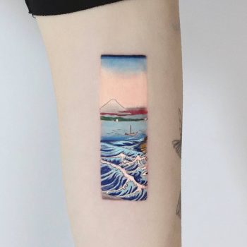 Hokusai painting by Hakan Adik