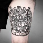 Jerusalem tattoo by tattooist MAIC