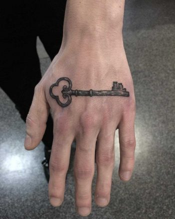 Key on a hand by @skrzyniarz_