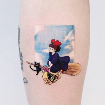 Kiki's Delivery Service tattoo by Hakan Adik