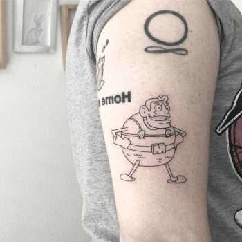Mermaid man tattoo by Sara Kori