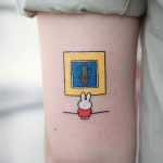 Miffy tattoo by tattooist Saegeem