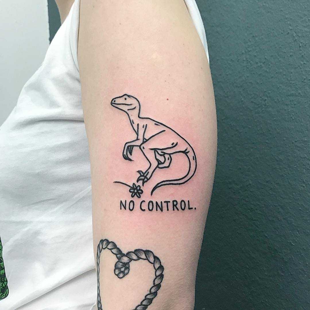 No control tattoo by @themagicrosa