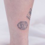 Passport stamp by tattooist Saegeem