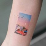 Peaceful town by tattooist Saegeem