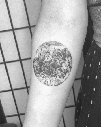 Renoir's Luncheon of the Boating Party by Evgenii Andriu